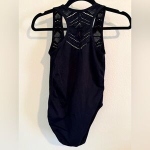 NWT Elegant Black Lace Bodysuit
